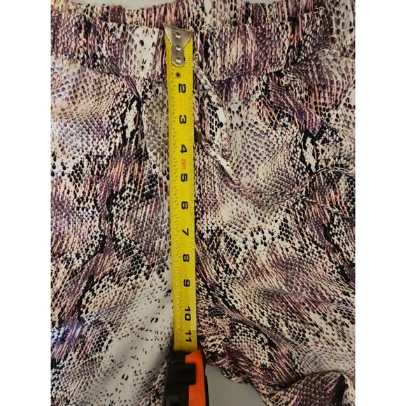 Jennifer Lopez Animal Print Soft Lightweight Pull-on Joggers size S - Picture 9 of 9